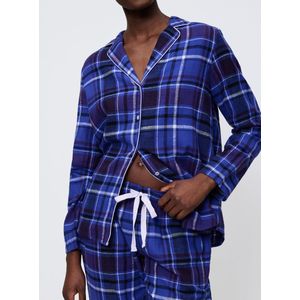 Triumph - Boyfriend PW 01 X Checks - Pyjama - Blauw - Flanel