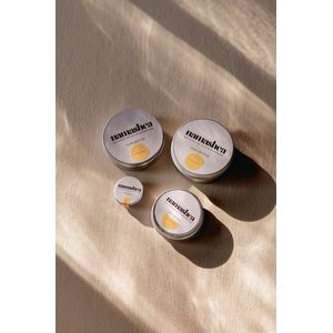 Namashea - 100% pure shea boter - 100 ml - hand gemaakt-ingrediënten: sheanoot 100%. Crème voor het gehele lichaam. Geschikt voor elk huidtype. Geschikt voor jonge baby's, kinderen, tieners en volwassenen. Zeer geschikt voor eczeemhuid.