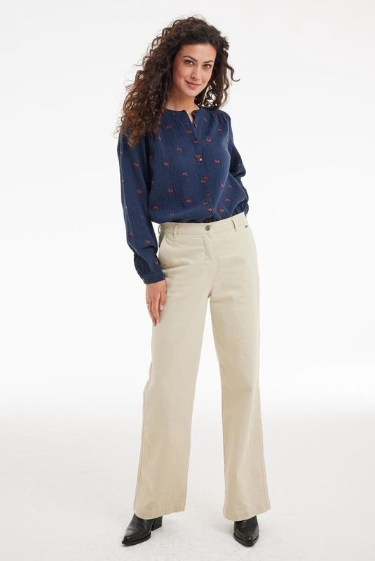 DIDI Dames Blouse Elle Blue Embrace embro maat 40