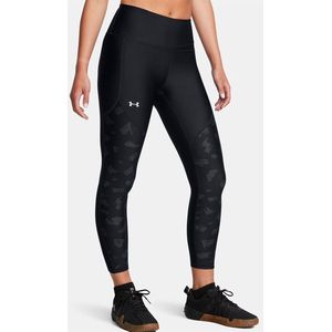 Under Armour Tech Print Panel - Leggings - Ankle - Gebreid - Zwart