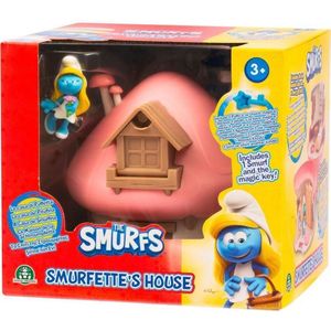 Speelhuis - GIOCHI PREZIOSI - De Smurfen - Magisch huis met 1 Smurfin beeldje en accessoires - vanaf 3 jaar