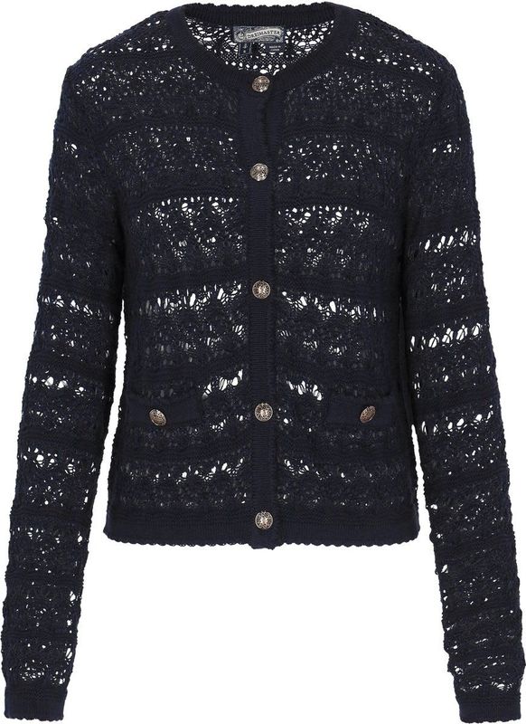 DreiMaster - Vintage - Gebreid Vest - Donkerblauw