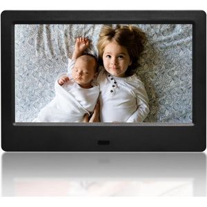 Digitaal Fotolijstje – Digitale Fotolijst Met Afstandsbediening – 7 Inch Digitale Fotokader – Digitaal Fotokader Met IPS-Scherm - USB/SD-kaartondersteuning