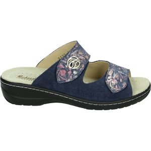 Hickersberger - 2133 - Dames slippers - Kleur: Blauw - Maat: 39