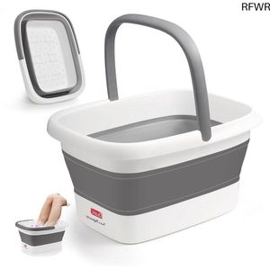 RFWR® Opvouwbaar Voetbad met Massagefuncties en Handvat