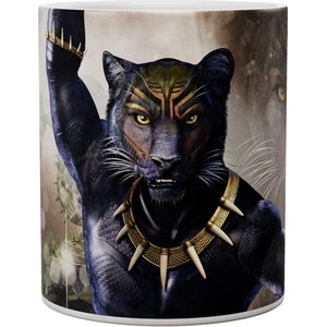 Zwarte Panter Black Panther Tribute - Mok 440 ml