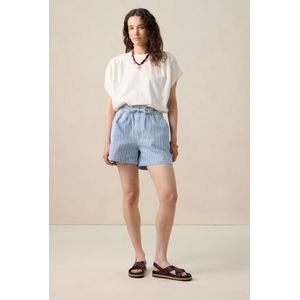 Sissy-Boy - Blauwe Gestreepte Shorts - Korte Broeken