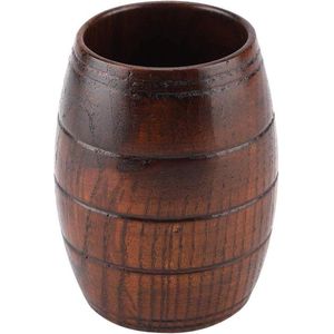 Grote capaciteit houten bierpul - Duurzame bierbeker voor bar en cafe .