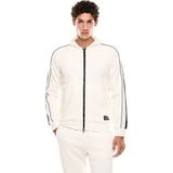 Emporio Armani EA7 - Sweatshirt - Beige - Heren - Met Ritssluiting