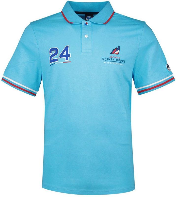 North Sails - Lvdst - Poloshirt - Blauw - Korte Mouwen