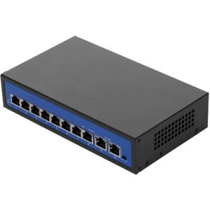 8-Poorts PoE Switch + 2 Uplinkpoorten – 100 Mbps – 120W – IEEE 802.3af/at