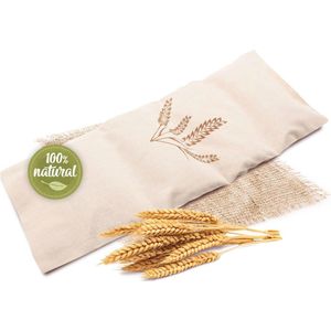 Granenkussen 20x53 cm met afneembare 100% katoenen hoes - Warmte- en koudebehandeling voor pijnverlichting