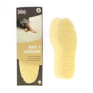 DEBE Warm 'n comfortable - Inlegzool met natuurlijk lamswol - 39