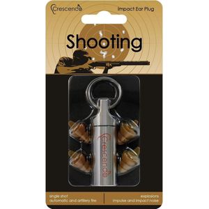 Crescendo - Shooting - Oordoppen - Gehoorbescherming - Medische Kwaliteit Kunststof TPE