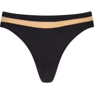 Hunkemöller Dames Badmode Bikinibroekje Belize - Zwart - maat XS