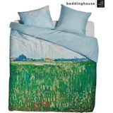 Beddinghouse x Van Gogh Museum Field with Poppies dekbedovertrek - Tweepersoons - 200x200/220 - Groen