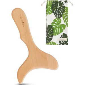 Houten Gua Sha Massage Apparaat voor Anti-Cellulitis en Lymfedrainage