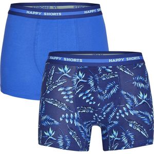 Happy Shorts 2-Pack Boxershorts Heren Hawaii Print - Maat M