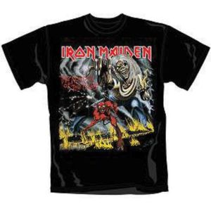 Iron Maiden - Number Of The Beast Heren T-shirt - XL - Zwart