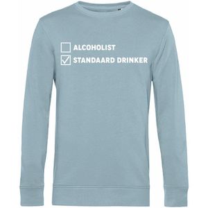 7431 - Sweater - Standaard drinker-Blue Fog-M