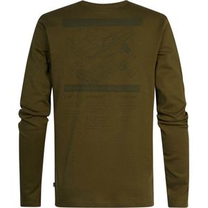 Petrol - Heren Shirt - M-3030-TLR663 - 6157 Dark Moss