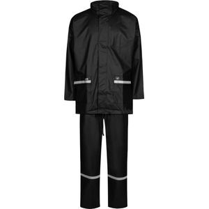 Zwart regenpak van Lyngsøe Rainwear S