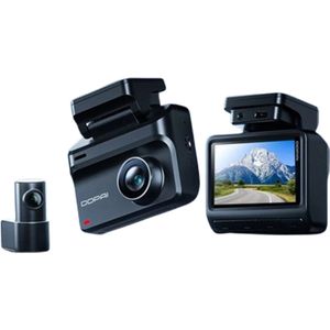 TrendWave Dashcam Voor Auto Voor en Achter – Dashcams Dual Channel – 3"" IPS Display, GPS, WiFi, Nachtmodus & 24H Parking Monitor