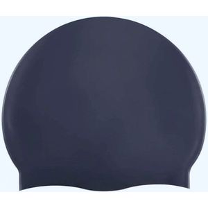 Siliconen badmuts voor volwassenen - Unisex - Waterdicht, fris, hoge rek - Badmuts - Zwart