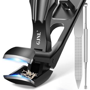 Ergonomische Hoekkop Nagelknipper voor Senioren met Opvangbak - Ideaal voor Teennagels