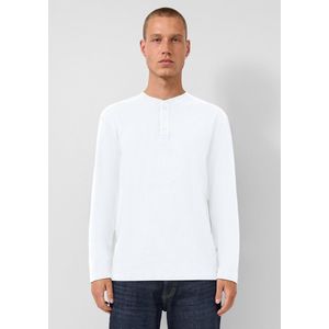 QS - Shirt - Wit - Lange Mouw - Normale Pasvorm