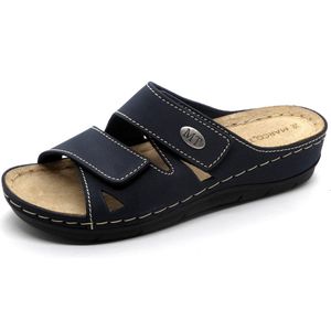 Marco Tozzi Dames Slipper - 27512-28-805 Blauw - Maat 37