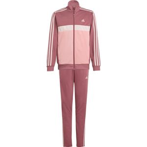 adidas Sportswear Essentials 3-Stripes Tiberio Trainingspak - Kinderen - Rood- 176