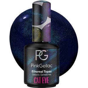 Pink Gellac - Cat Eye Gellak - Ethereal Topaz 15 ml - Blauwe Gel Nagellak