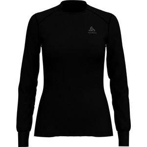 Odlo Bl Top Crew Neck L/S Active Warm Dames Thermoshirt - Black - Maat L