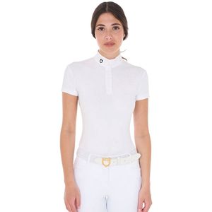 Equestro Dames Wedstrijdpolo Sally XL White