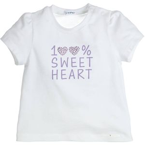 Gymp - T-shirt Aerobic 100% sweetheart - White - maat 104