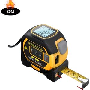 Nivard Laserafstandsmeter - Laser - Afstandsmeter - Afstandmeter - Rangefinder - Digitale Meetlint - Precisiegereedschap - 80 Meter