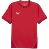 Puma Teamfinal Shirt Korte Mouw Heren - Rood | Maat: L