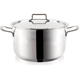 Kookpan Edelstaal met Deksel ANETT 30 cm, 8,5 l - Kookpot - Soeppan