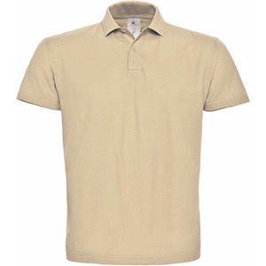 Unisex Polo 'ID.001' Zandkleurig merk B&C Collectie maat S
