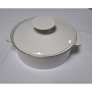 Rosenthal Thomas Medaillon goud dekschaal met deksel Glansgoldband 2 mm
