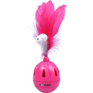 Coockoo cattoy tumbler tuimelaar roze 7x7x19,5 cm