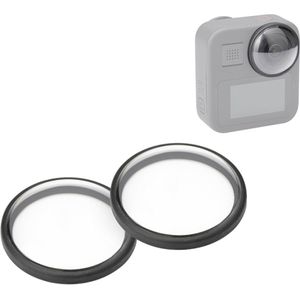 2 x GoPro Max bescherm de lensdeksels met PULUZ acryl