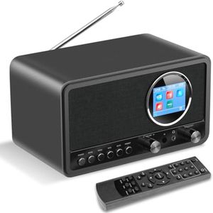 DAB+ Radio met Bluetooth, Digitale Radio en Wekkerradio Functies