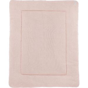 Meyco Baby Mini Knots boxkleed - soft pink - 77x97cm