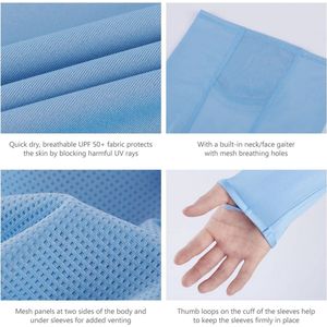 Heren UV-Beschermende Hengelshirt met Lange Mouwen en Kap