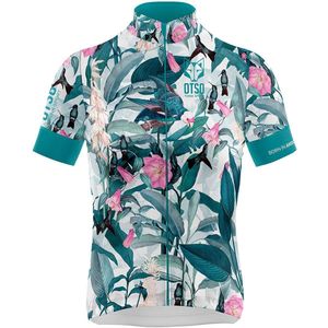 Otso Garden Korte Mouw Wielertrui Groen M Vrouw