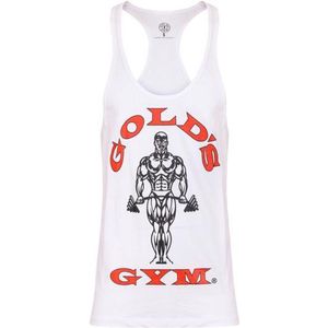 GGVST003 Muscle Joe Premium String Vest - White - S