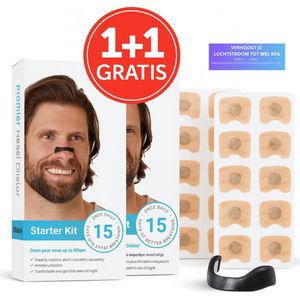 Quiet Circle Magnetische Neusstrips 1+1 gratis - Beste getest - Sport en Anti snurk neusspreider - Loop - Hypoallergeen - Maat: S/M/L/XL Beter Slapen & Beter Ademen - 30 Paar Neuspleisters - Mondtape- Neusclip Loop - Inc verzendkosten