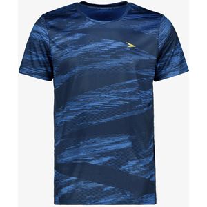 Dutchy Dry heren voetbal T-shirt met print blauw - Maat S
